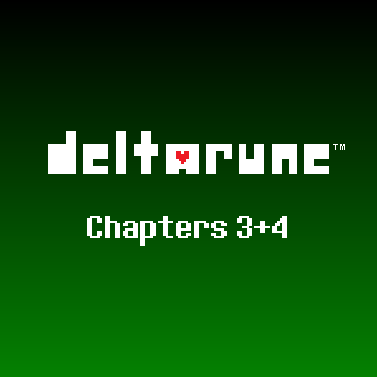 Chapters 3+4 cover Deltarune Chapters 3+4 alternative album art